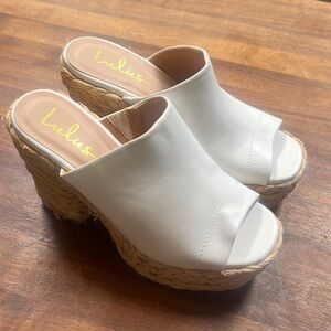 Lulus platform slide sandals